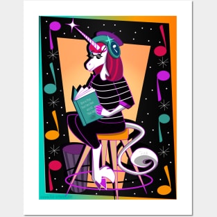 Jazz the Beatnik Unicorn Posters and Art